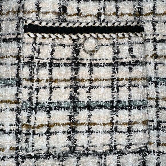 House of Harlow 1960 Tweed Posh Mini Skirt Size Medium - Picture 3 of 14